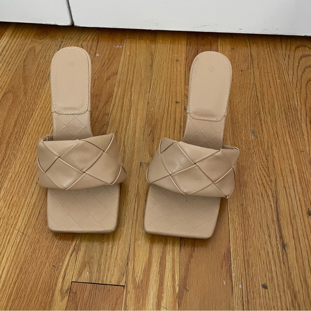 Tan sandals